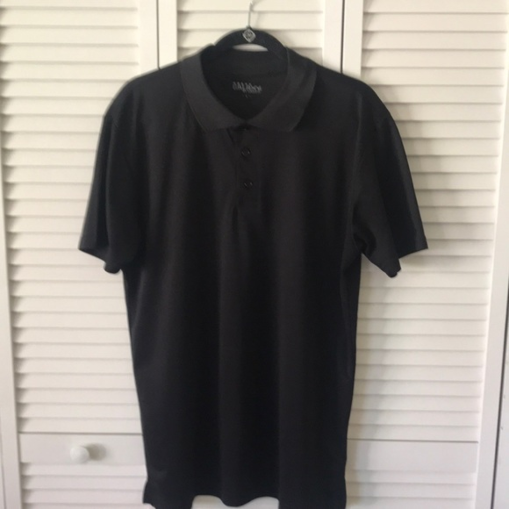 Galaxy by Harvic men’s size large black polo shirt great‎ condition